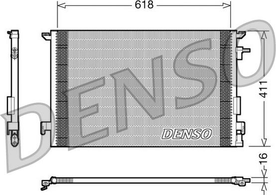 Denso DCN20031 - Конденсатор кондиционера autodnr.net