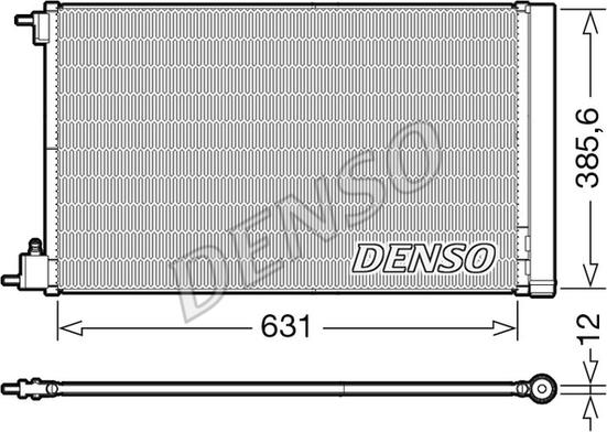 Denso DCN20039 - Конденсатор кондиционера autodnr.net