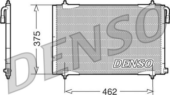 Denso DCN21006 - Конденсатор кондиционера autodnr.net