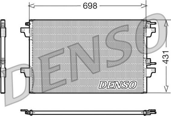 Denso dcn23021 - Конденсатор кондиционера autodnr.net