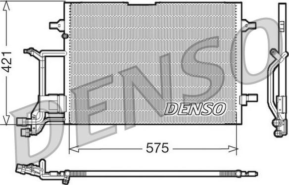 Denso DCN32016 - Конденсатор кондиционера autodnr.net