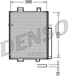 Denso DCN35001 - Конденсатор кондиционера avtokuzovplus.com.ua