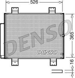 Denso DCN35002 - Конденсатор, кондиціонер autocars.com.ua