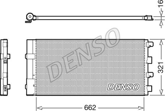 Denso dcn37003 - Конденсатор кондиционера autodnr.net