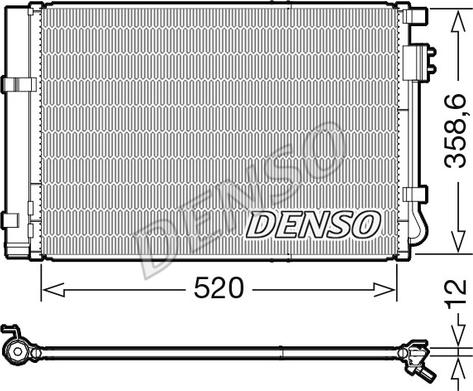 Denso DCN41011 - Конденсатор кондиционера autodnr.net