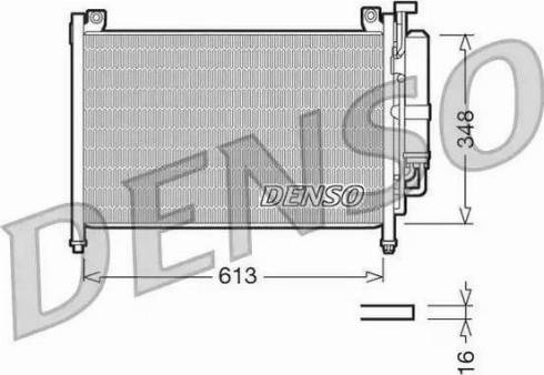 KOYORAD CD060424 - Конденсатор, кондиціонер autocars.com.ua