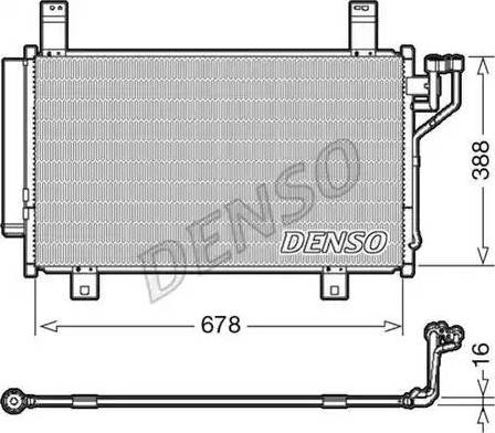 KOYORAD CD060657 - Конденсатор, кондиціонер autocars.com.ua