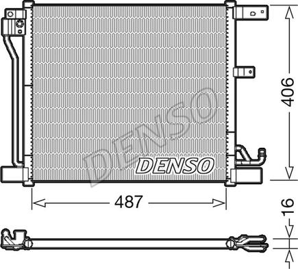 Denso DCN46018 - Конденсатор кондиционера autodnr.net