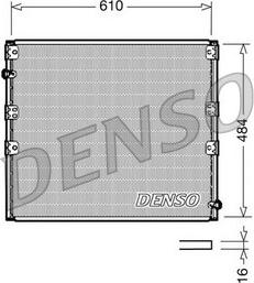Denso DCN50020 - Конденсатор, кондиціонер autocars.com.ua