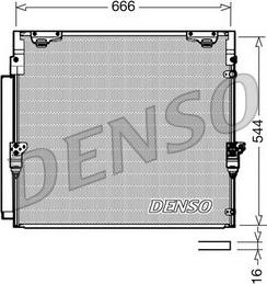 Denso DCN50036 - Конденсатор, кондиціонер autocars.com.ua