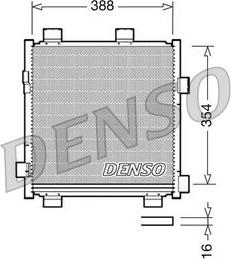 Denso DCN50040 - Конденсатор кондиционера avtokuzovplus.com.ua