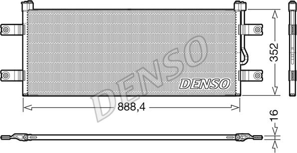 Denso DCN99068 - Конденсатор кондиционера autodnr.net