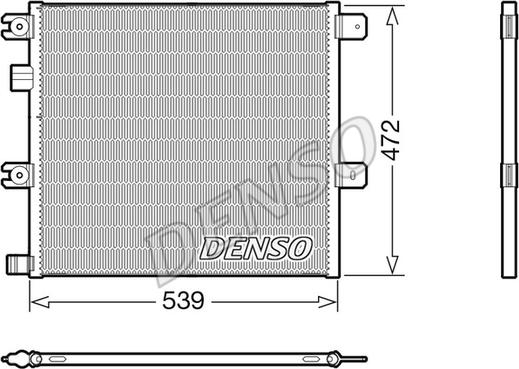 Denso DCN99077 - Конденсатор кондиционера autodnr.net