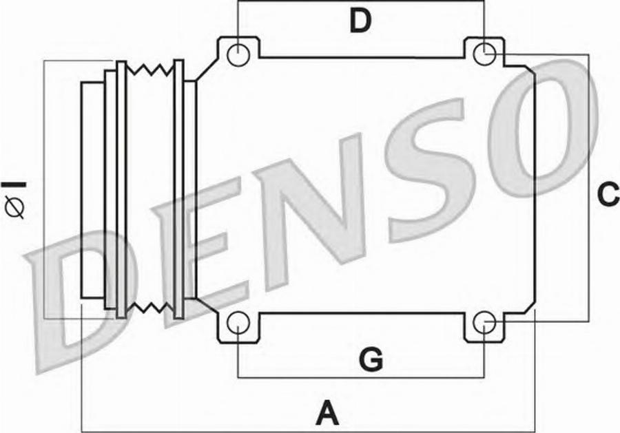 Denso DCP50115 - Компрессор кондиционера autodnr.net