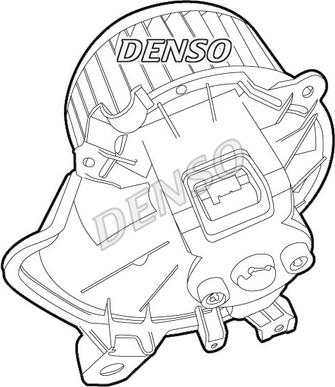 Denso DEA01010 - Вентилятор салону autocars.com.ua