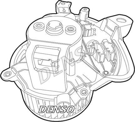 Denso DEA01011 - Вентилятор салону autocars.com.ua