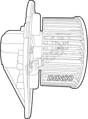 Denso DEA02001 - Вентилятор салону autocars.com.ua