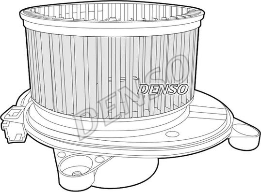 Denso DEA06001 - Вентилятор салона avtokuzovplus.com.ua