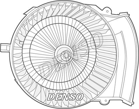 Denso DEA07001 - Вентилятор салону autocars.com.ua