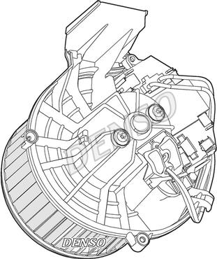 Denso DEA07003 - Вентилятор салону autocars.com.ua