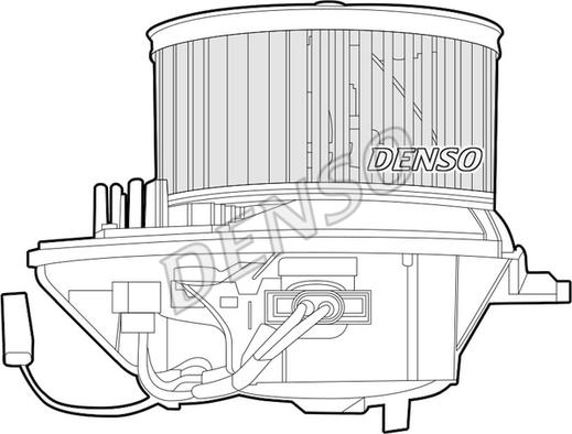 Denso DEA07004 - Вентилятор салону autocars.com.ua