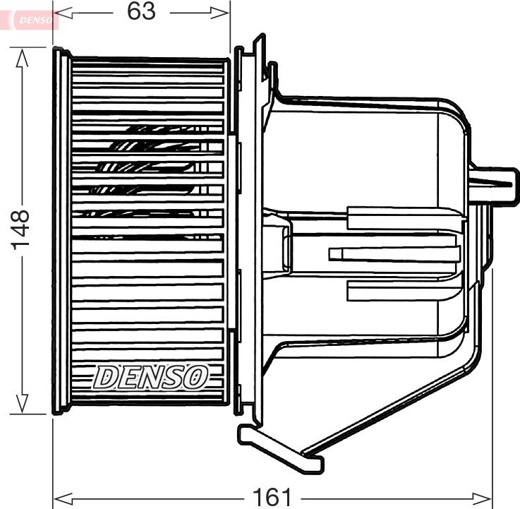 Denso DEA07027 - Вентилятор салона avtokuzovplus.com.ua