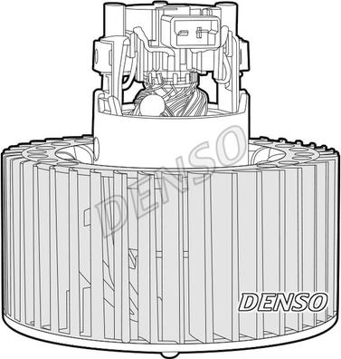 Denso DEA09049 - Вентилятор салону autocars.com.ua