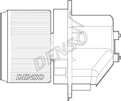 Denso DEA09066 - Вентилятор салону autocars.com.ua