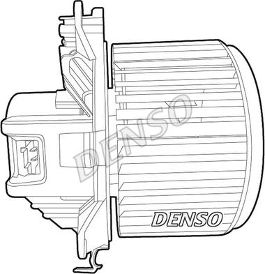 Denso DEA09070 - Вентилятор салона autodnr.net