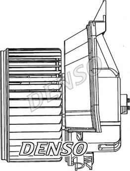 Denso DEA09200 - Вентилятор салона autodnr.net