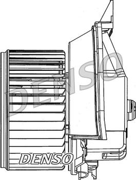 Denso DEA09203 - Вентилятор салону autocars.com.ua