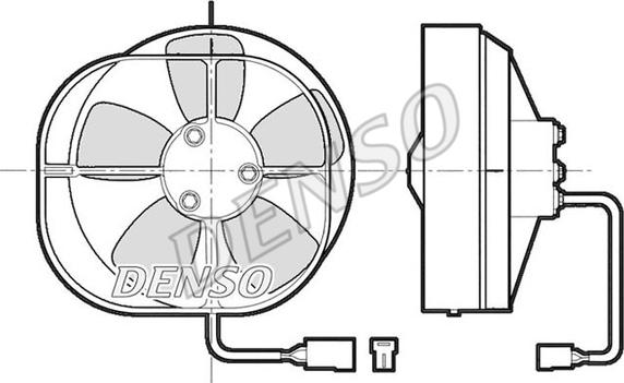 Denso DEA09204 - Вентилятор салону autocars.com.ua