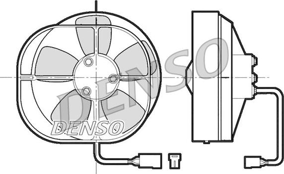 Denso DEA09204 - Вентилятор салону autocars.com.ua