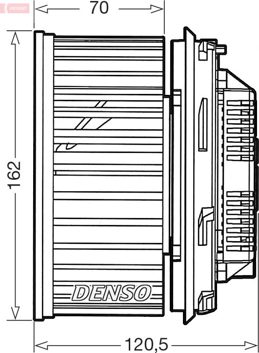 Denso DEA10056 - Вентилятор салона avtokuzovplus.com.ua