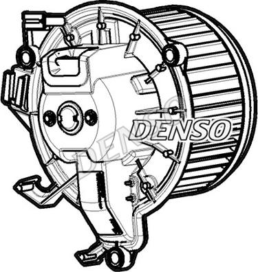 Denso DEA12006 - Вентилятор салону autocars.com.ua