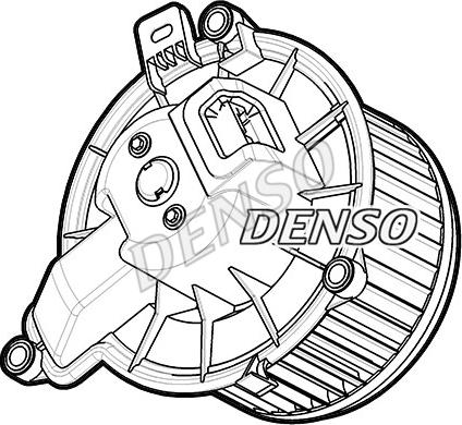 Denso DEA12007 - Вентилятор салона avtokuzovplus.com.ua