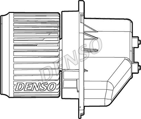 Denso DEA13004 - Вентилятор салону autocars.com.ua