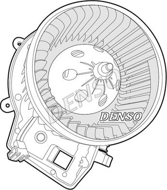 Denso DEA17001 - Вентилятор салона avtokuzovplus.com.ua