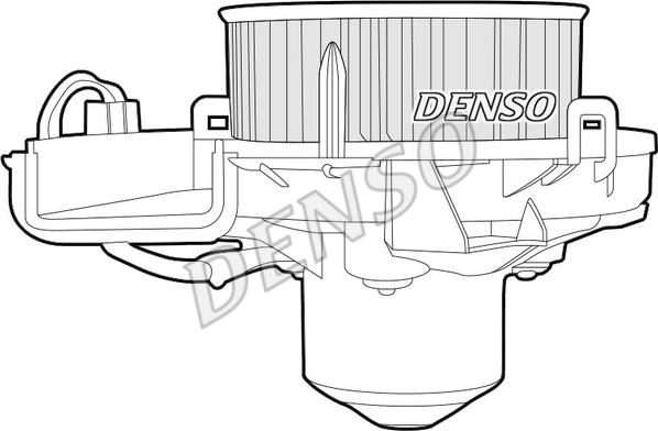 Denso DEA20003 - Вентилятор салона avtokuzovplus.com.ua