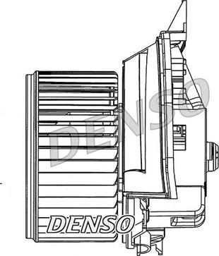 Denso DEA20202 - Вентилятор салону autocars.com.ua