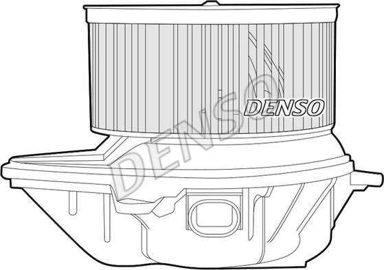 Denso DEA23007 - Вентилятор салону autocars.com.ua