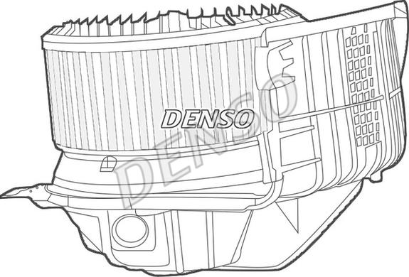Denso DEA23012 - Вентилятор салону autocars.com.ua