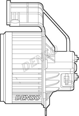 Denso DEA23020 - Вентилятор салону autocars.com.ua