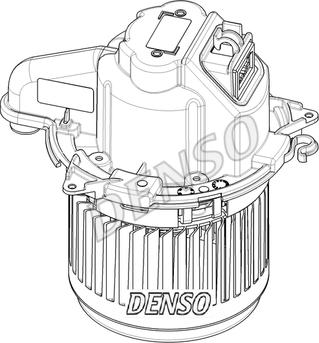 Denso DEA23023 - Вентилятор салону autocars.com.ua