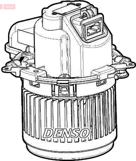 Denso DEA23025 - Вентилятор салону autocars.com.ua