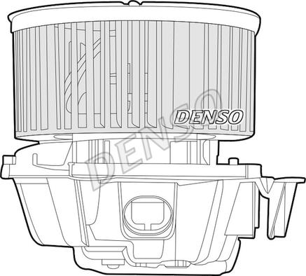 Denso DEA46001 - Вентилятор салона avtokuzovplus.com.ua