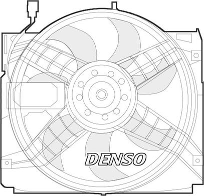 Denso DER05004 - Вентилятор, охлаждение двигателя avtokuzovplus.com.ua