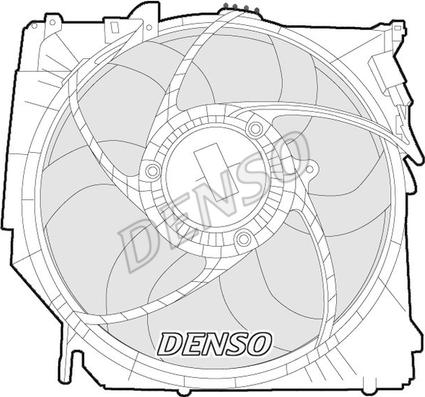 Denso DER05005 - Вентилятор, охлаждение двигателя avtokuzovplus.com.ua