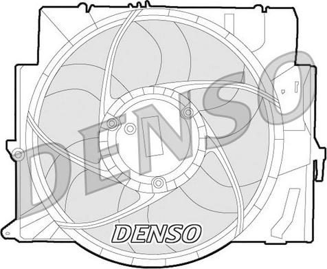 Denso DER05006 - Вентилятор, охлаждение двигателя avtokuzovplus.com.ua