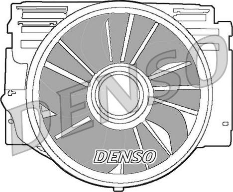 Denso DER05007 - Вентилятор, охолодження двигуна autocars.com.ua